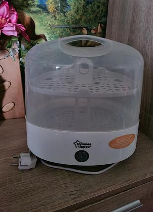 Электрический паровой стерилизатор для бутылочек tommee tippee (серия closer to nature).