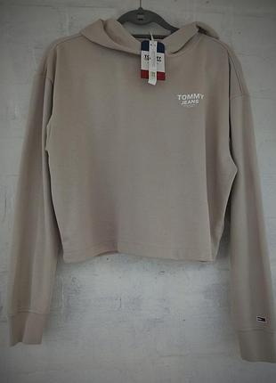 Брендовое укороченное худи tommy jeans/ hilfiger