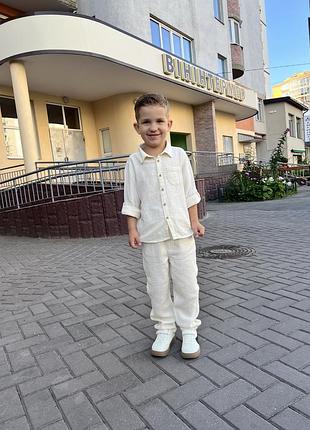Мусліновий дитячий костюм