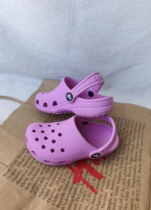 Оригінал! шльопанці сабо крокси crocs kids classic clog р. c9 — р. 25-26 устілка 16.5 см