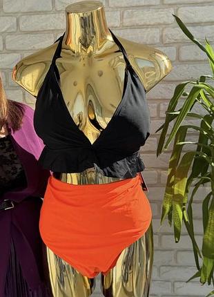 Купальник роздільний 4-5xl uk 22 boohoo pretty little thing