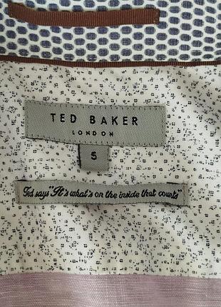 Сорочка льон бавовна ted baker 5