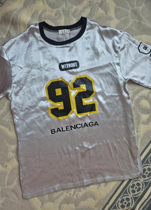 Футболка,реглан,поло balensiaga р.s/m/l