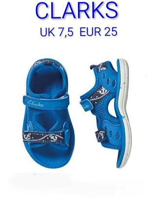 Сандалии босоножки бренда clarks made in vietnam u9 7,5 eur 25
