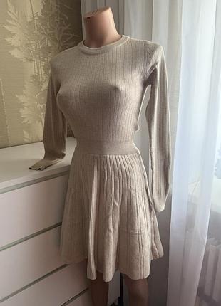 Трикотажное базовое платье 👗