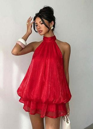 Сукня жіноча shein червона сукня л