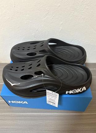 Шлепанцы кроксы hoka ora recovery mule