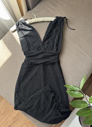 Y2k vintage ефектна сукня в горох 🤍