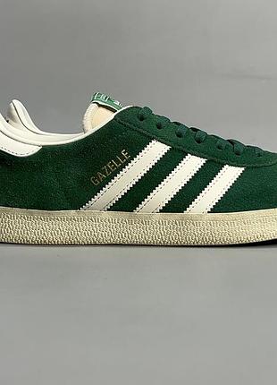 Замшеві кеди adidas gazelle зелені / оригінал — розмір 39.5 (24.5 см) жіночі