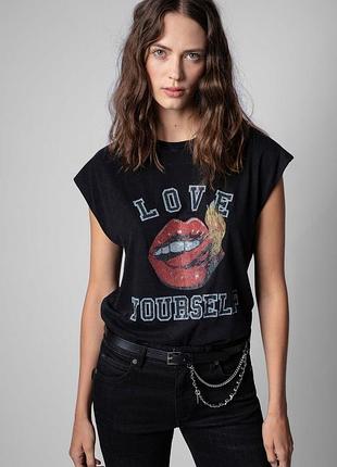 Майка футболка zadig&voltaire