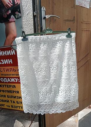 Юбка ажурная