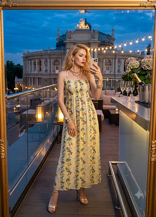 Стильний квітковий сарафан mark's spencer