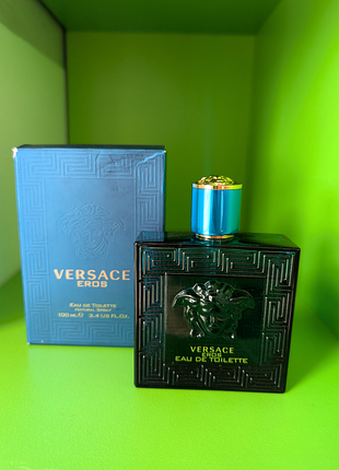 Туалетна вода versace eros, залишок 85 мл., батч on2342