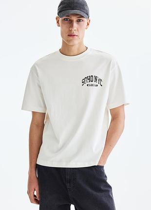 Футболка h&amp;m loose fit 1313924017