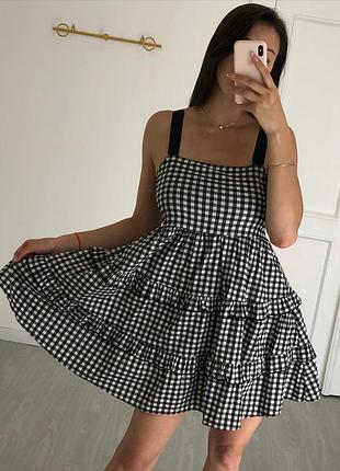 Сарафан у клітинку zara
