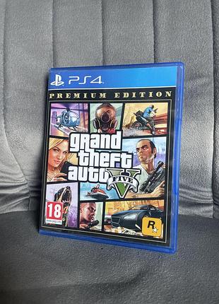 Диск grand theft auto v premium edition гра для playstation 4 gta 5 ps4
