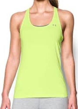 Жіноча салатова майка under armour knockout tank