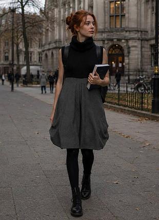 Трикотажна сукня-сарафан rinascimento  🖤