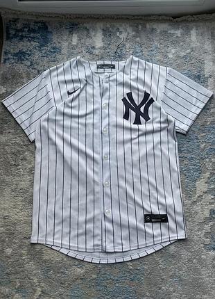 Бейсбольная рубашка джерси nike new york yankees оригинал ny