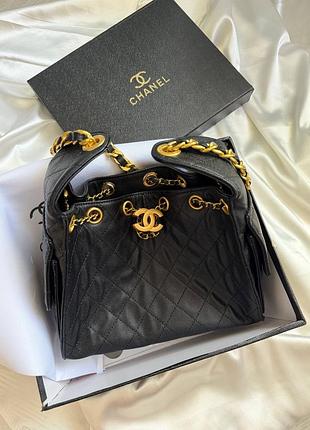Chanel drawstring bucket bag