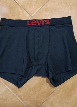 Чоловічі боксери levi's чорного кольору