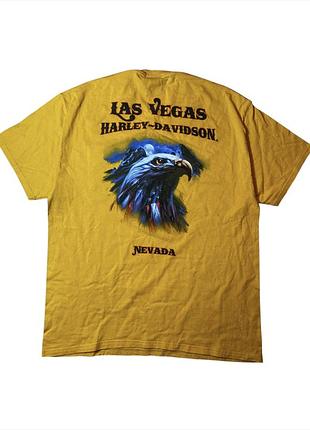 Футболка harley davidson las vegas y2k vintage 2000s хл-хл
