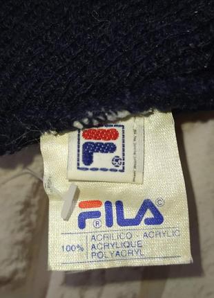 Fila вязаная шапка бини винтаж фила4 фото