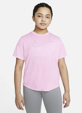 Жіноча/підліткова спортивна футболка nike dri-fit one short-sleeve top ріст 156-166