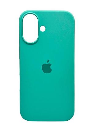 Чохол для смартфона silicone full case aa open cam for apple iphone 16 17,sea blue