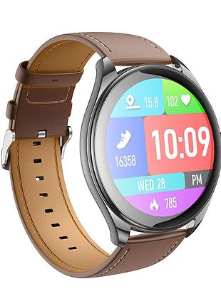 Смарт-годинник hoco y22 amoled 36mm. 200 mah. ip67 black