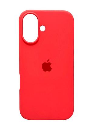 Чохол для смартфона silicone full case aa open cam for apple iphone 16 50,pink orange