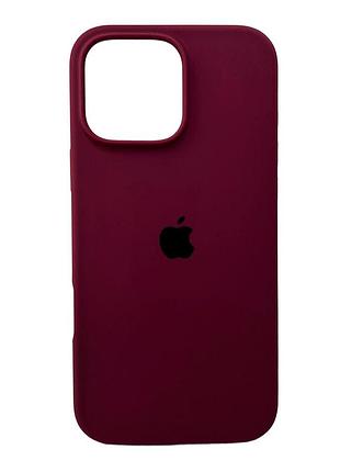 Чохол для смартфона silicone full case aa open cam for apple iphone 16 pro max 47,plum