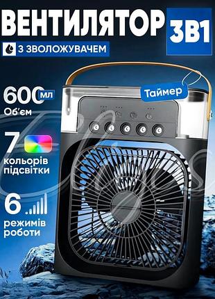 Вентилятор настольный поративный с аккумулятором 4000 mah.