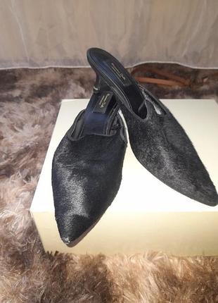 Мюли massimo dutti (limited edition), натуральные, 38 размер