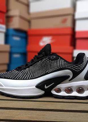 Чоловічі кросівки nike air max dn casual shoes black white білі з чорним