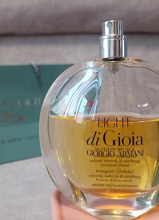 Giorgio armani light di gioia парфюмированная вода для женщин оригинал собственная коллекция