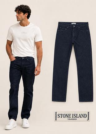 Мужские джинсы stone island original navy blue p 32/34