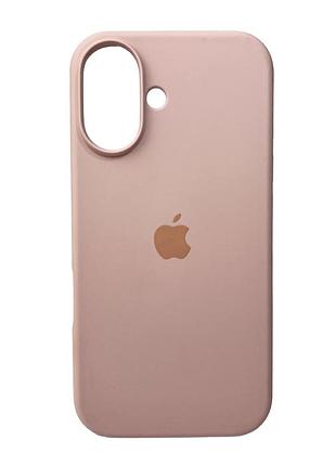 Чохол для смартфона silicone full case aa open cam for apple iphone 16 15,pink sand