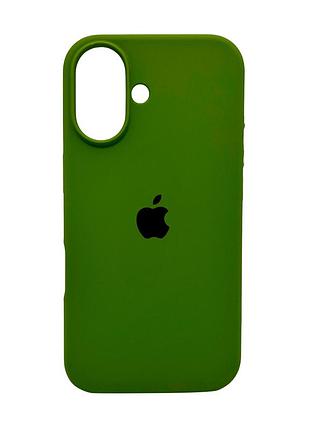 Чохол для смартфона silicone full case aa open cam for apple iphone 16 29, army green