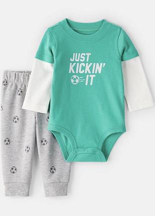 Комплект carters штани і боді з довгим рукавом