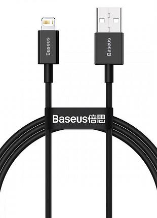 Кабель baseus superior series usb to ip 2.4a 1m black