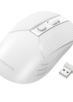 Маніпулятор миша borofone bg5 business wireless mouse white