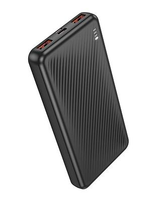 Зовнішній акумулятор borofone bj56 graceful 22.5w+pd20w fully compatible power bank (10000mah) black
