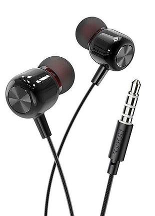 Навушники дротові hoco m87 (3.5mm) gloomy black