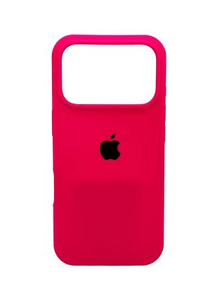 Чохол для смартфона silicone full case aa open cam for apple iphone 17 pro 23,shyny pink