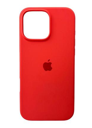 Чохол для смартфона silicone full case aa open cam for apple iphone 16 pro max 18, peach