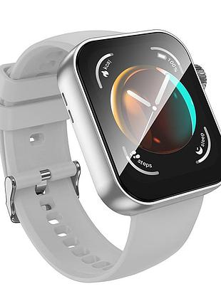 Смарт-годинник borofone bd13 42mm. 230 mah. smart sports watch (call version) silver