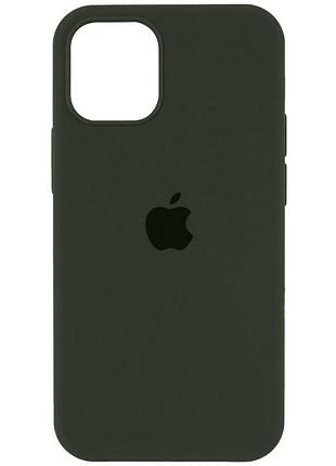 Чохол для смартфона silicone full case aa open cam for apple iphone 12 40,atrovirens