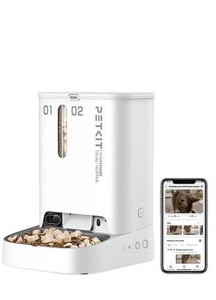 Смарт годівниця petkit yumshare dual-hopper with camera