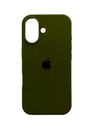 Чохол для смартфона silicone full case aa open cam for apple iphone 17 29,army green